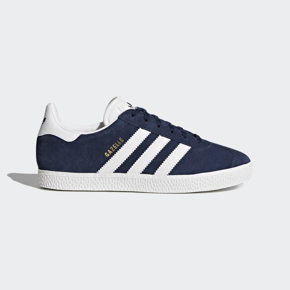 Adidas Boys' Gazelle Originals Shoes Navy/White Ireland BY9144